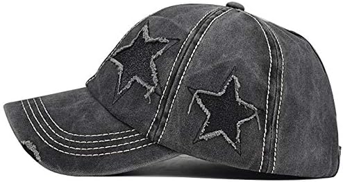 בלזן כוכב רקמת קוקו בייסבול כובע שטף כותנה במצוקה נהג משאית כובע