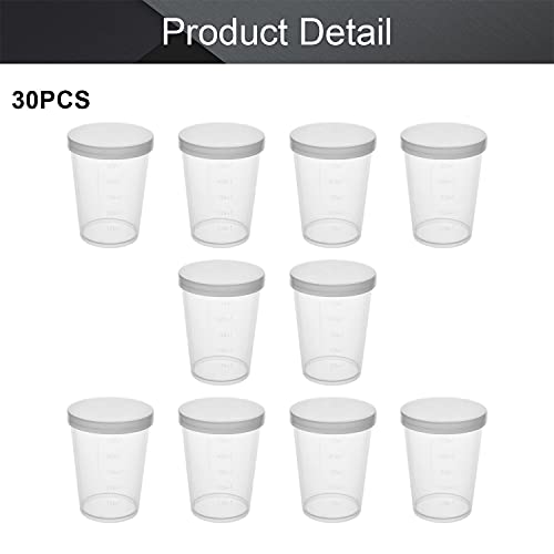 כוס מדידה 300 עמ ' פלסטיק בוגר כוס שקוף למעבדה מטבח נוזלים 1 יחידות