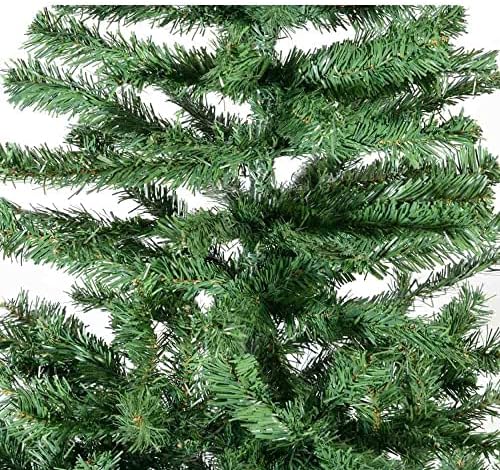 סדנת חג המולד 74080 6ft עץ מלאכותי מסורתי / קישוט חג המולד מקורה / כולל בסיס פלסטיק יציב / 400 טיפים