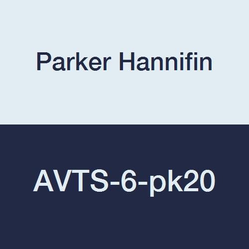 פארקר חניפין AVTS-6-PK20 שסתום גישה לטיי טיי, 1/4 צינור התלקחות זכר SAE x 1/2 הלחמה, פליז