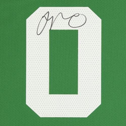 ממוסגר ג'ייסון טייסון בוסטון סלטיקס חתימה על חתימה ירוקה נייקי ג'רזי - גופיות NBA עם חתימה