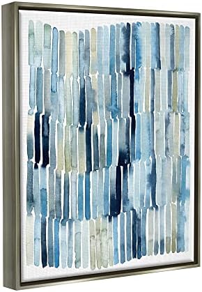 הפשטה של ​​תעשיות סטופל בהשראה ימי בהשראה כחולה בז 'קווים חסומים, עיצוב מאת גרייס פופ