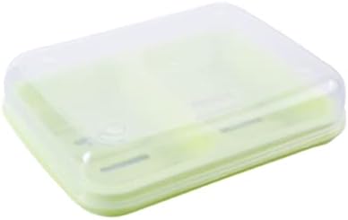 KRIVS קופסת סבון שקופה מחזיק סבון כפול קופסת סבון סבון קופסת סבון סבון סבון סבון סבון סבון