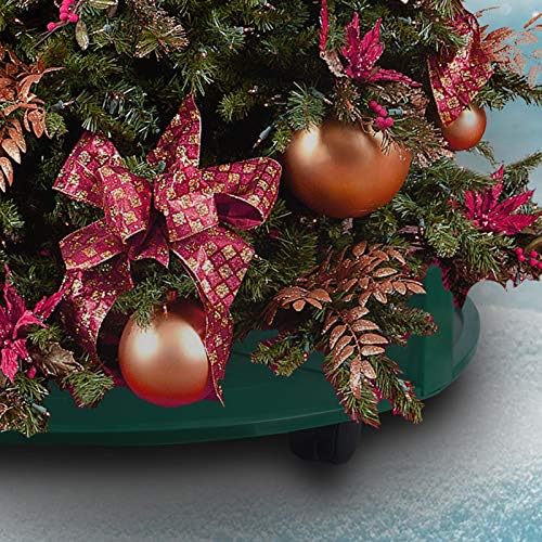 עץ חג המולד של Vencer עמד על עצי חג המולד של 6-9 רגל ב 80 פאונד עם 4 גלגלים אוניברסליים
