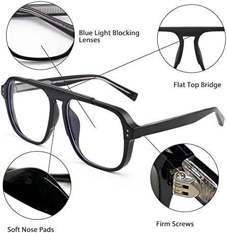 ג ' ים הילה כחול אור חוסם משקפיים גברים נשים כיכר עבה מסגרת מחשב משקפיים