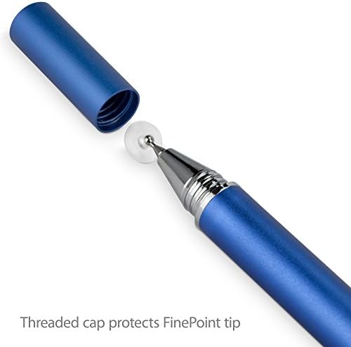 עט חרט בוקס גלוס תואם ל- Poco F3 - Finetouch Capacitive Stylus, עט חרט סופר מדויק לפוקו F3 - כחול ירח